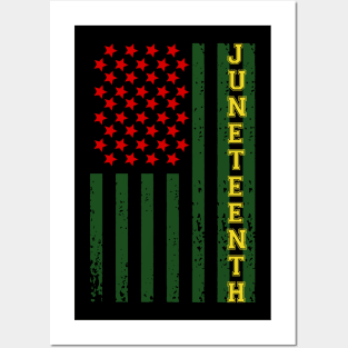 Juneteenth Flag Posters and Art